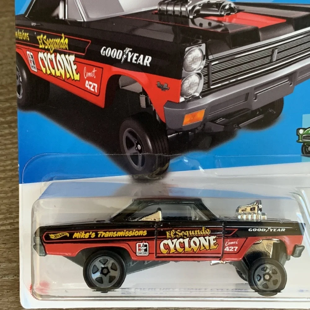 Hot Wheels 1965 Mercury Comet Cyclone Gasser HotWheels 1960s Race Car NEW 2024